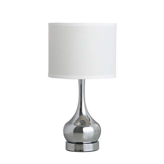 Contemporary Silver Table Lamp