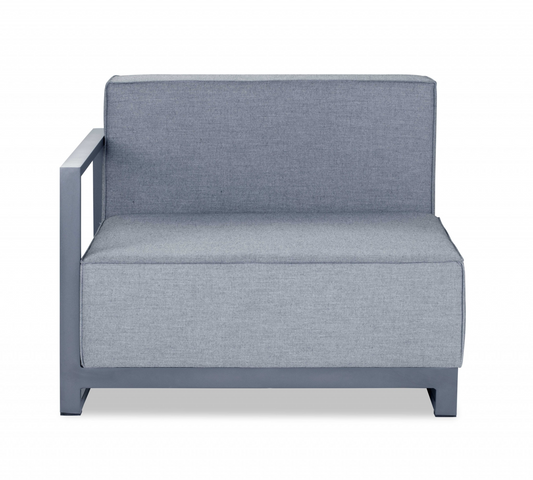 Gray Linen Side Chair