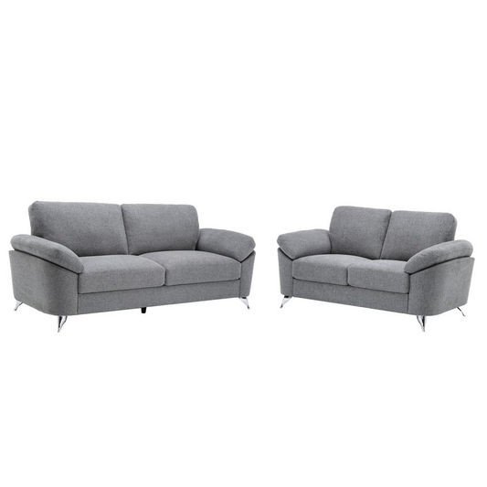 Lilola Home Villanelle Sofa and  Loveseat Living Room Set